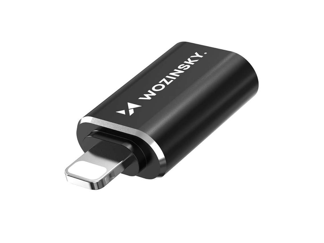 Adaptador Wozinsky WALC-01 Lightning para USB-C - Preto