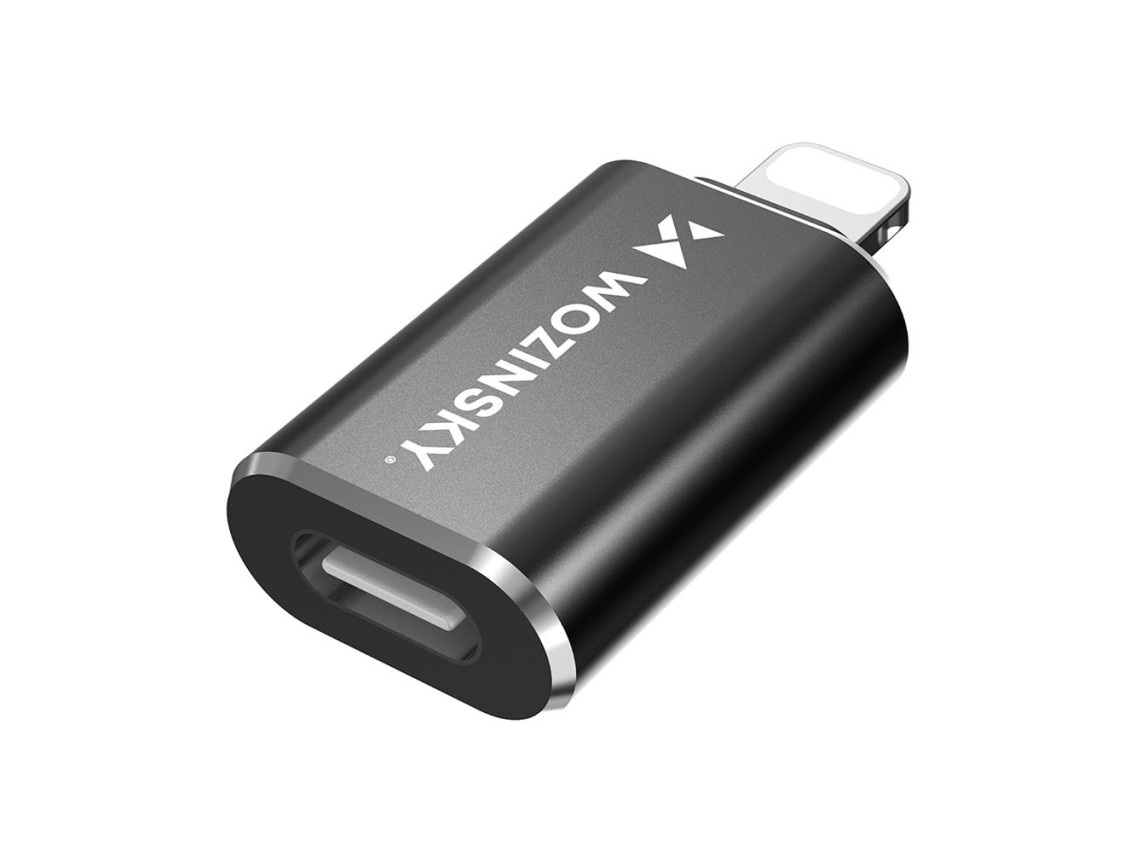 Adaptador Wozinsky WALC-01 Lightning para USB-C - Preto
