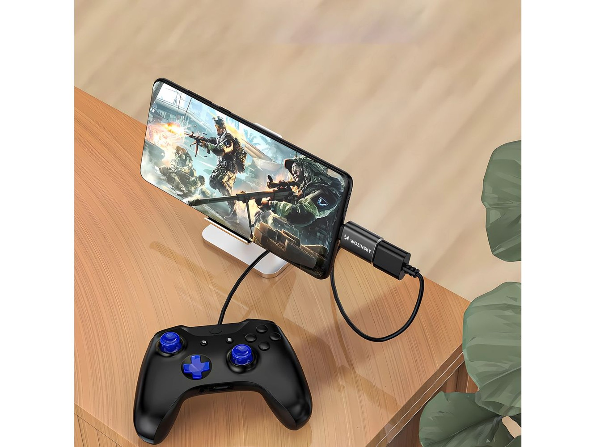 Adaptador Wozinsky WALA-01 Lightning a USB-A OTG - Negro