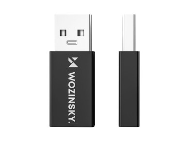Wozinsky WAAC-01 USB-A - USB-C OTG Adapter - Black