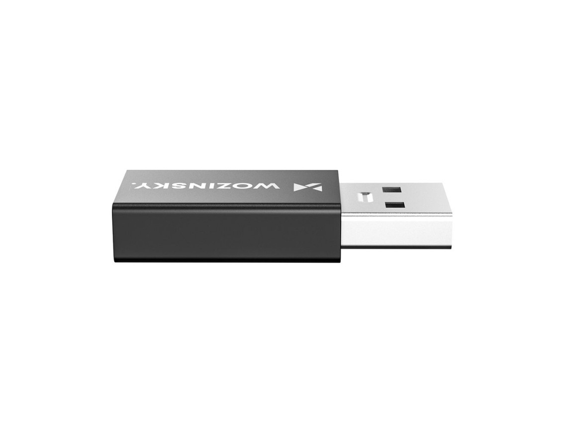 Wozinsky WAAC-01 USB-A - USB-C OTG Adapter - Black