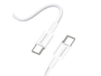 Carregador Wozinsky GaN de 65 W com portas USB-A e 2 portas USB-C, com cabo USB-C de 65 W - Branco Carregador Wozinsky GaN de 65 W com portas USB-A e 2 portas USB-C, com cabo USB-C de 65 W - Branco