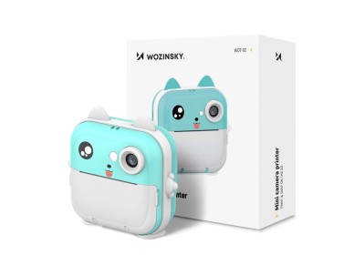 Wozinsky WDT-02 Thermal Printer Camera for Kids - Blue