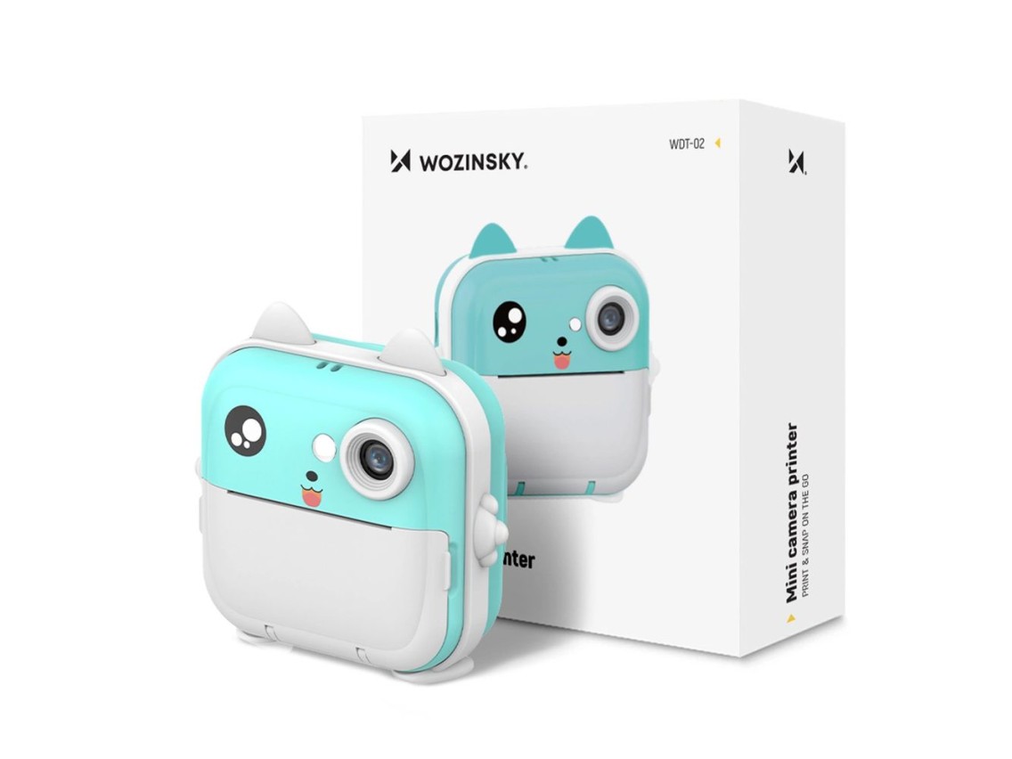 Wozinsky WDT-02 Thermal Printer Camera for Kids - Blue