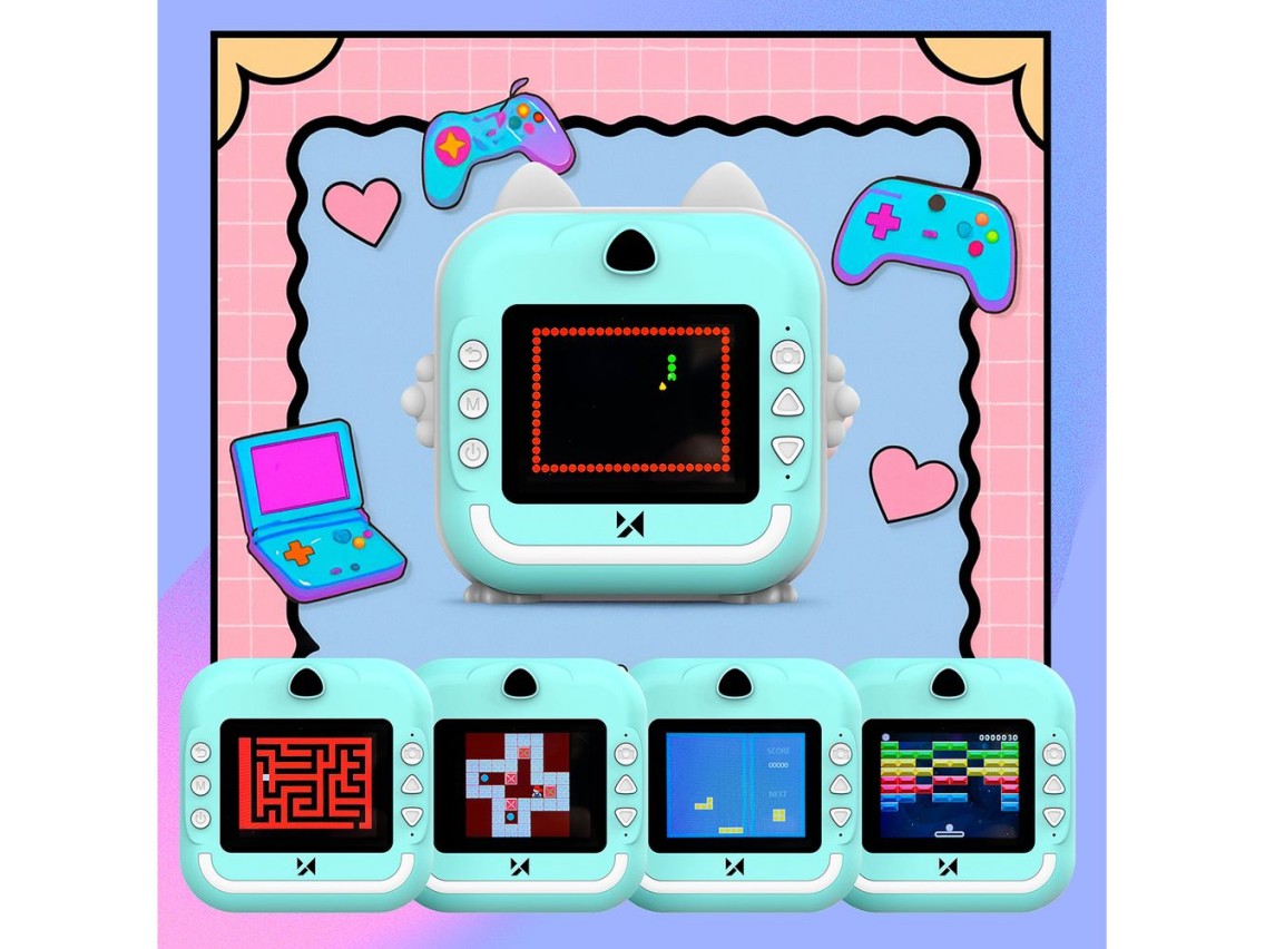 Wozinsky WDT-02 Thermal Printer Camera for Kids - Blue