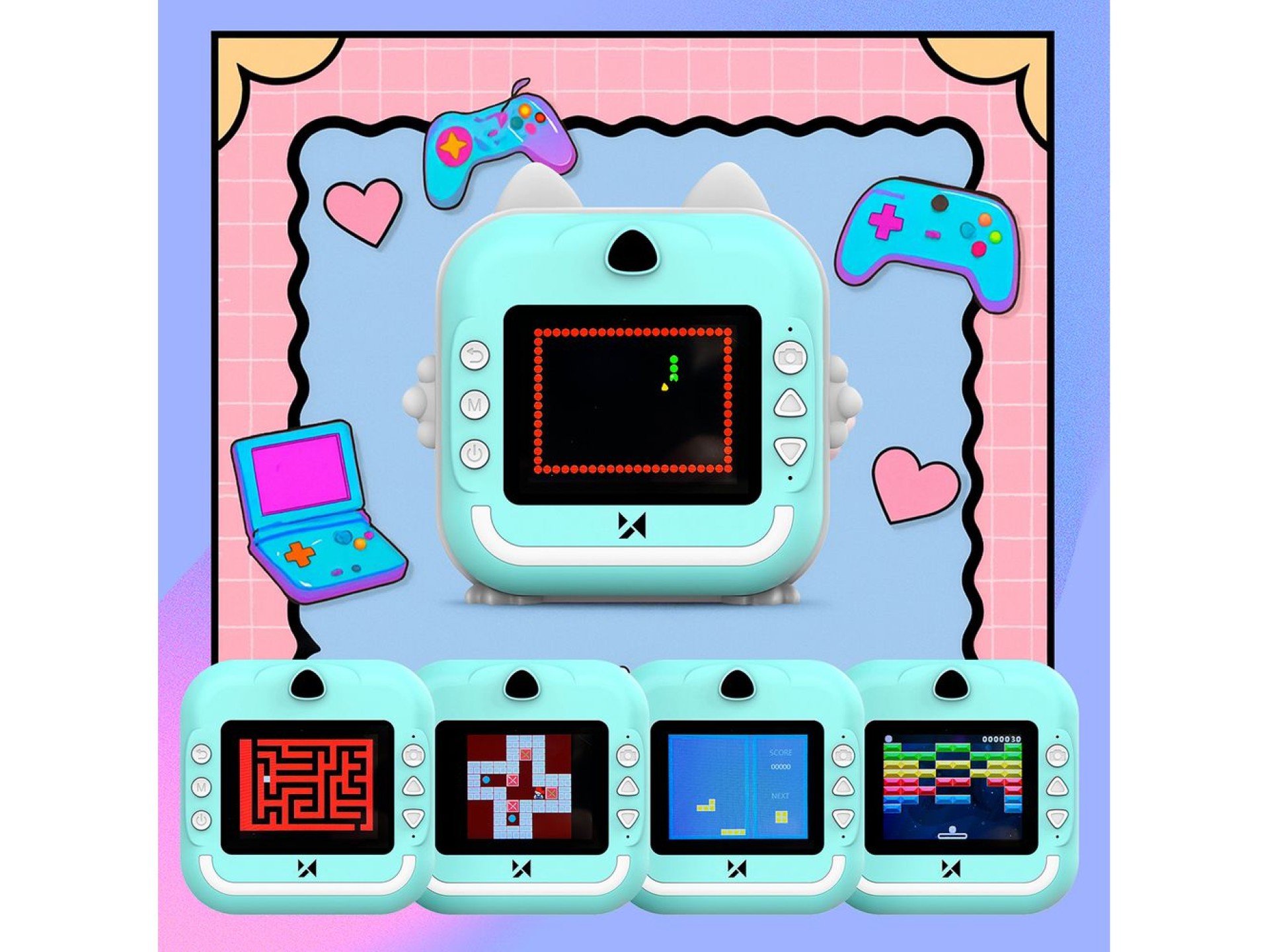 Wozinsky WDT-02 Thermal Printer Camera for Kids - Blue