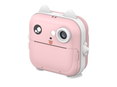 Wozinsky WDT-01 Thermal Printer Camera for Kids - Pink