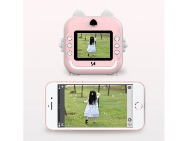Wozinsky WDT-01 Thermal Printer Camera for Kids - Pink