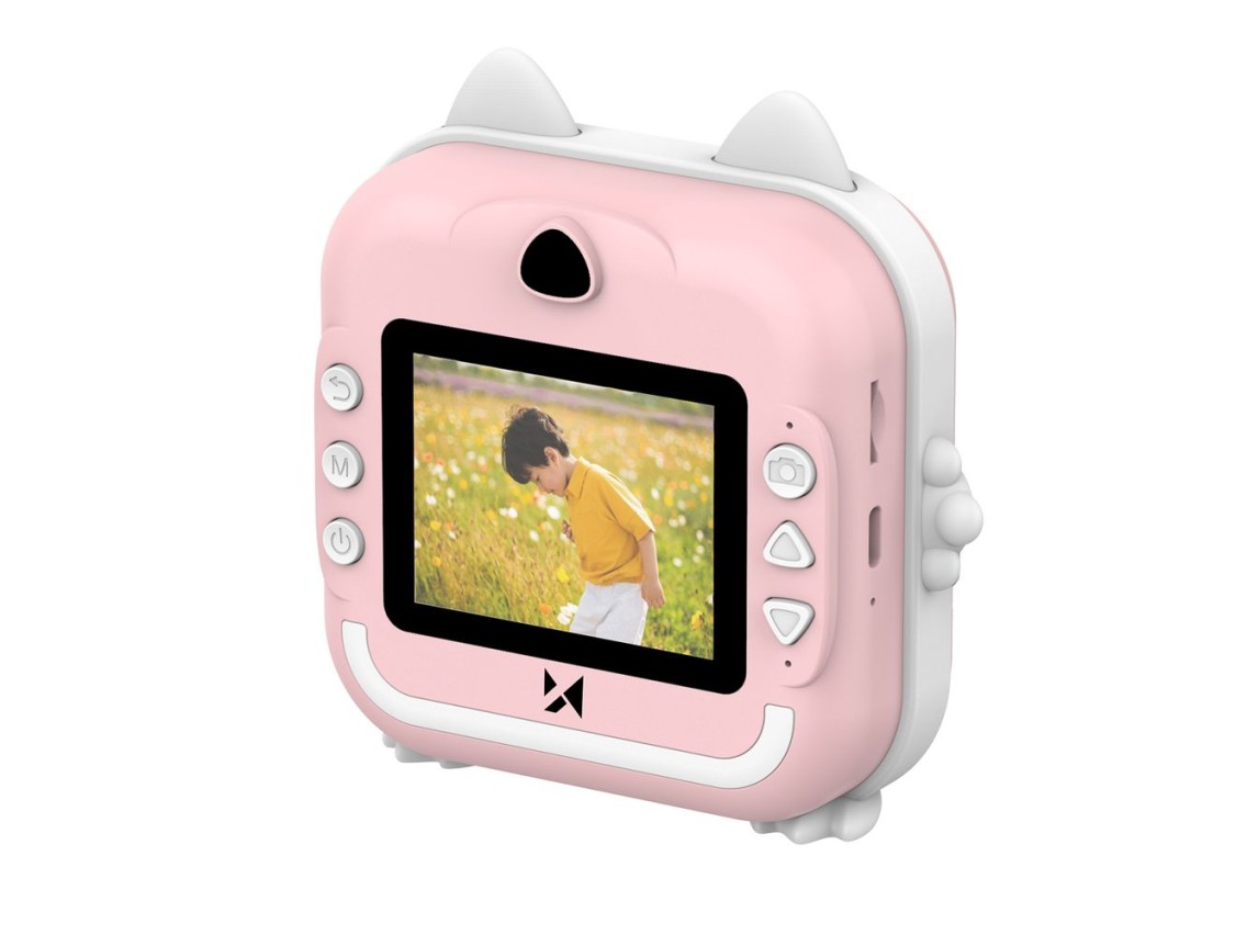 Wozinsky WDT-01 Thermal Printer Camera for Kids - Pink
