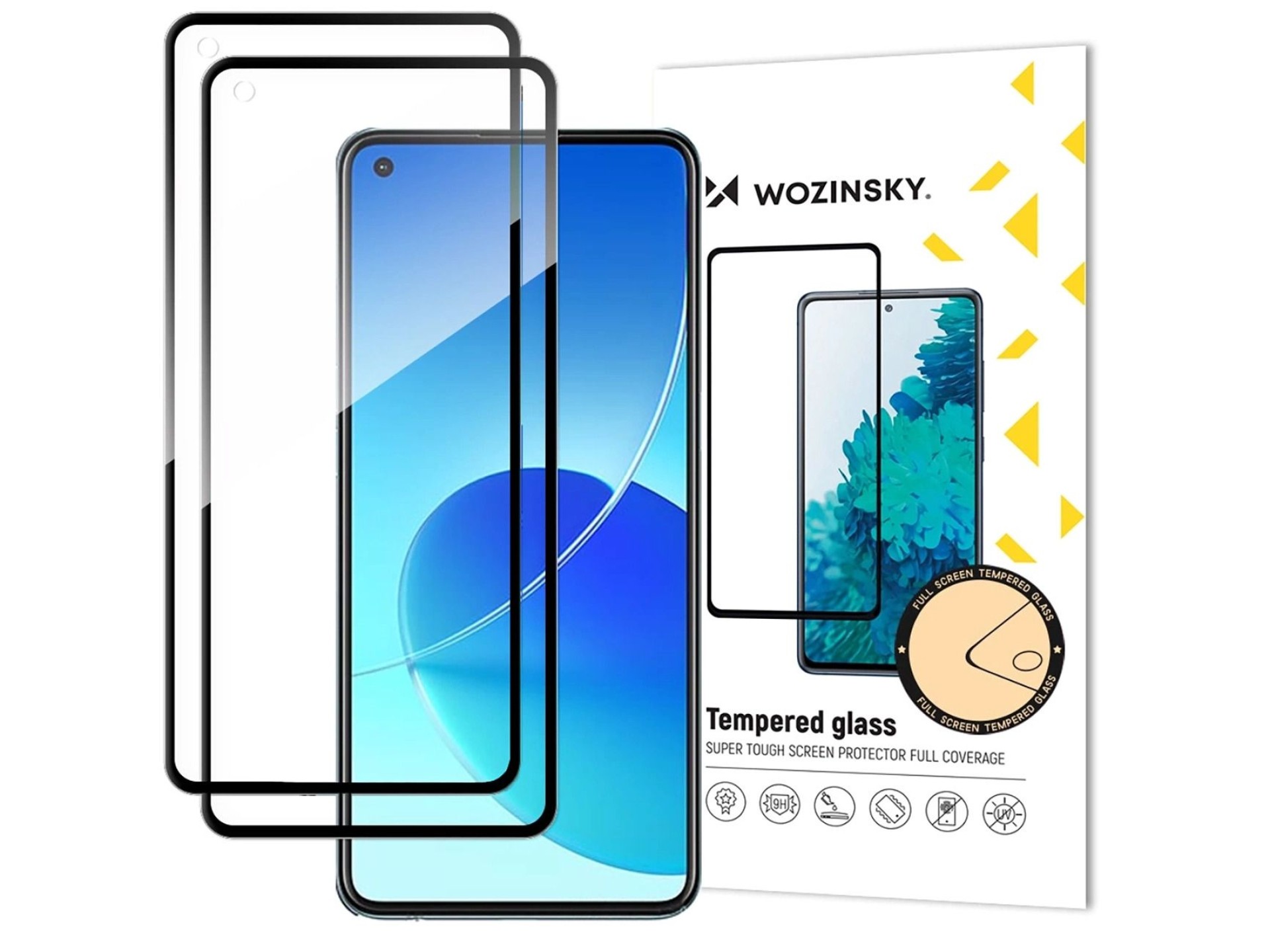 Protectores de pantalla de vidrio templado Wozinsky con adhesivo completo para Xiaomi Redmi Note 14S