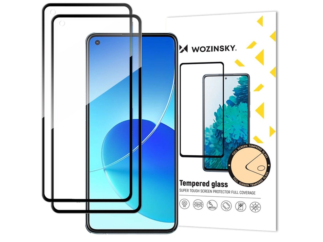 Protectores de pantalla de vidrio templado Wozinsky con adhesivo completo para Xiaomi Redmi Note 14S