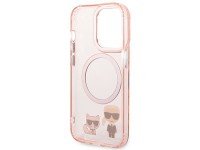 Capa rígida Karl Lagerfeld KLHMP14LHKCP para iPhone 14 Pro de 6,1" rosa/rosa Karl & Choupette Magsaf Capa rígida Karl Lagerfeld KLHMP14LHKCP para iPhone 14 Pro de 6,1" rosa/rosa Karl & Choupette Magsaf