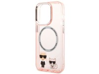 Capa rígida rosa Karl Lagerfeld KLHMP14XHKCP para iPhone 14 Pro Max 6.7 / Magsafe de alumínio rosa K Capa rígida rosa Karl Lagerfeld KLHMP14XHKCP para iPhone 14 Pro Max 6.7 / Magsafe de alumínio rosa K