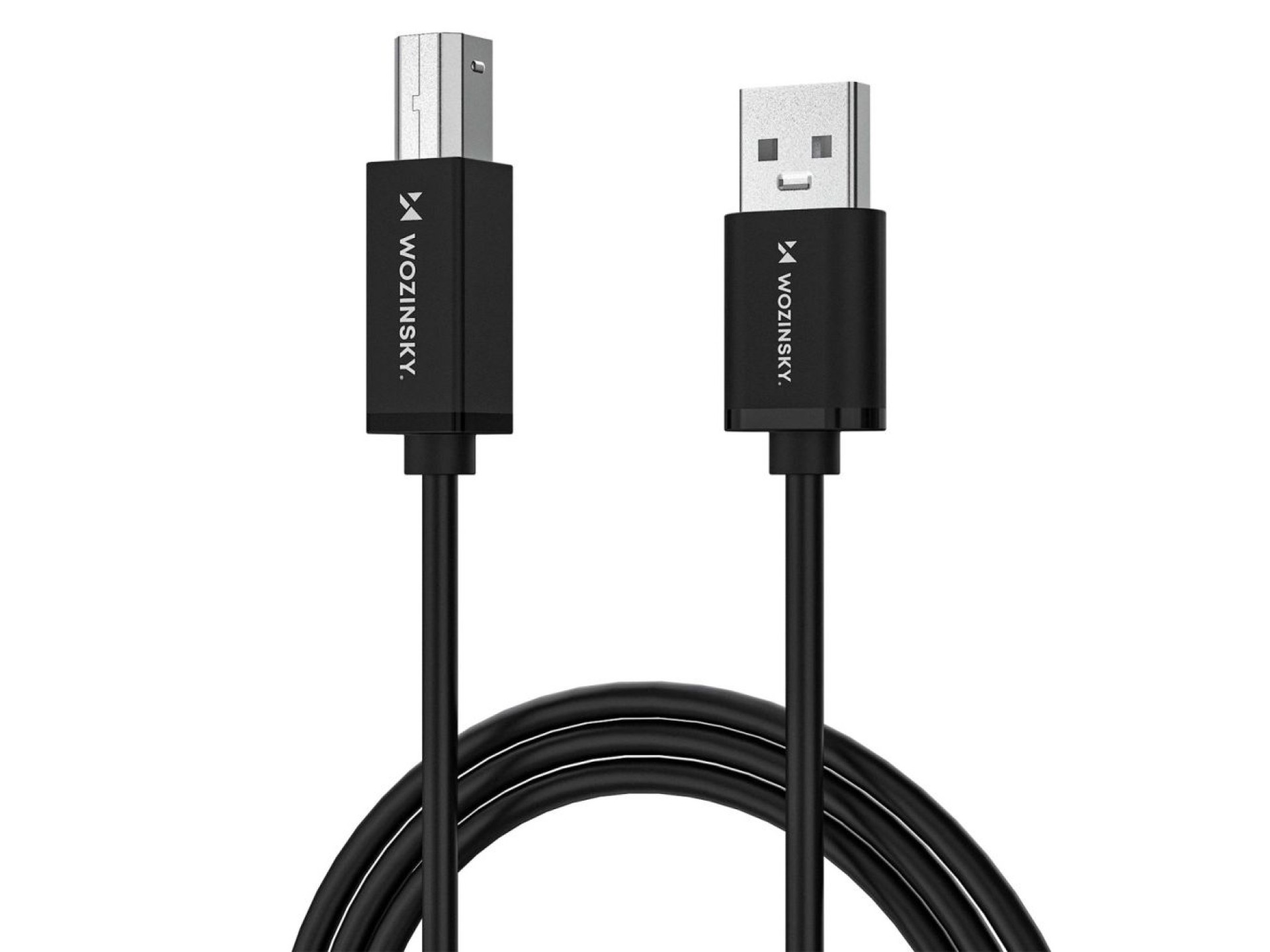 Wozinsky WKDDY4S USB-B - USB-A 480Mb/s Cable 1m - Black