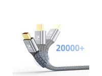 Cable Wozinsky WPS-16AYL2S DisplayPort 2.1 80 Gb/s 16K@60Hz 8K@120Hz 4K@240Hz HDR HDCP DSC - negro Cable Wozinsky WPS-16AYL2S DisplayPort 2.1 80 Gb/s 16K@60Hz 8K@120Hz 4K@240Hz HDR HDCP DSC - negro