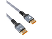 Cabo DisplayPort 2.1 Wozinsky WPS-16AYL1S 80Gb/s 16K@60Hz 8K@120Hz 4K@240Hz HDR HDCP DSC 1m - Preto