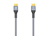Wozinsky WPS-16AYL1S DisplayPort 2.1 Cable 80Gb/s 16K@60Hz 8K@120Hz 4K@240Hz HDR HDCP DSC 1m - Black