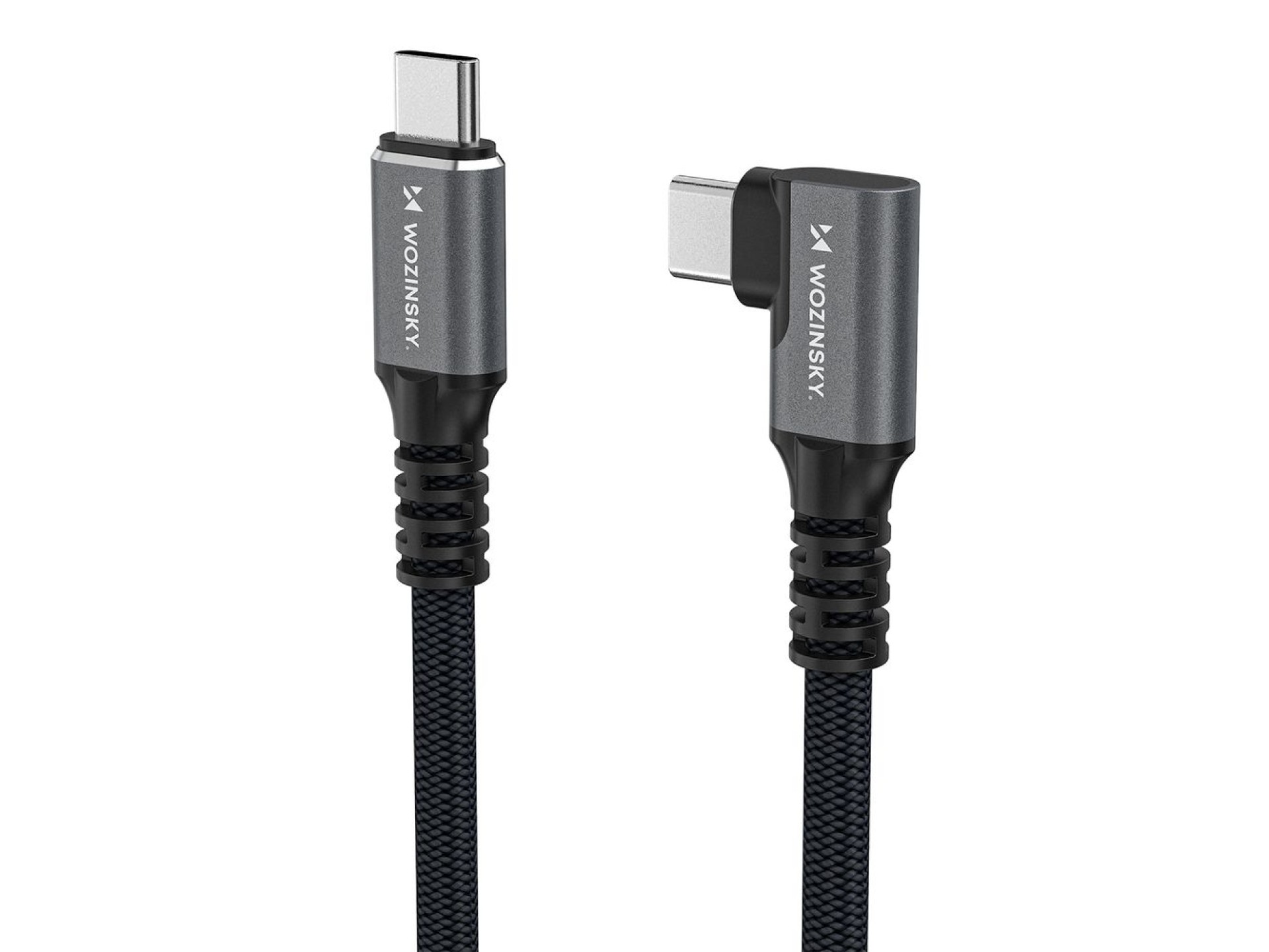 Cabo Wozinsky WPS1-UY41S USB-C USB4 40Gb/s 240W 1,5m 4K Angular - Preto