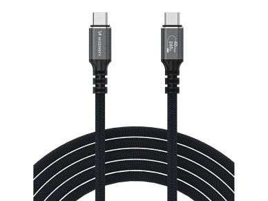 Wozinsky WPS-UY42S USB-C USB4 Cable 40Gb/s 240W 2m 4K - Black Wozinsky WPS-UY42S USB-C USB4 Cable 40Gb/s 240W 2m 4K - Black