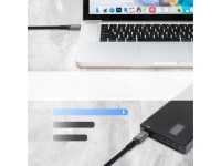 Wozinsky WPS-UY415S USB-C USB4 Cable 40Gb/s 240W 1.5m 4K - Black Wozinsky WPS-UY415S USB-C USB4 Cable 40Gb/s 240W 1.5m 4K - Black