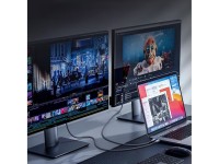 Wozinsky WPS-UY415S USB-C USB4 Cable 40Gb/s 240W 1.5m 4K - Black Wozinsky WPS-UY415S USB-C USB4 Cable 40Gb/s 240W 1.5m 4K - Black