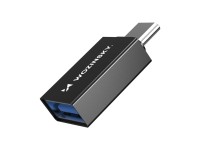 Wozinsky W10GY1S USB-C - USB-A 3.2 10Gb/s Adapter - Black