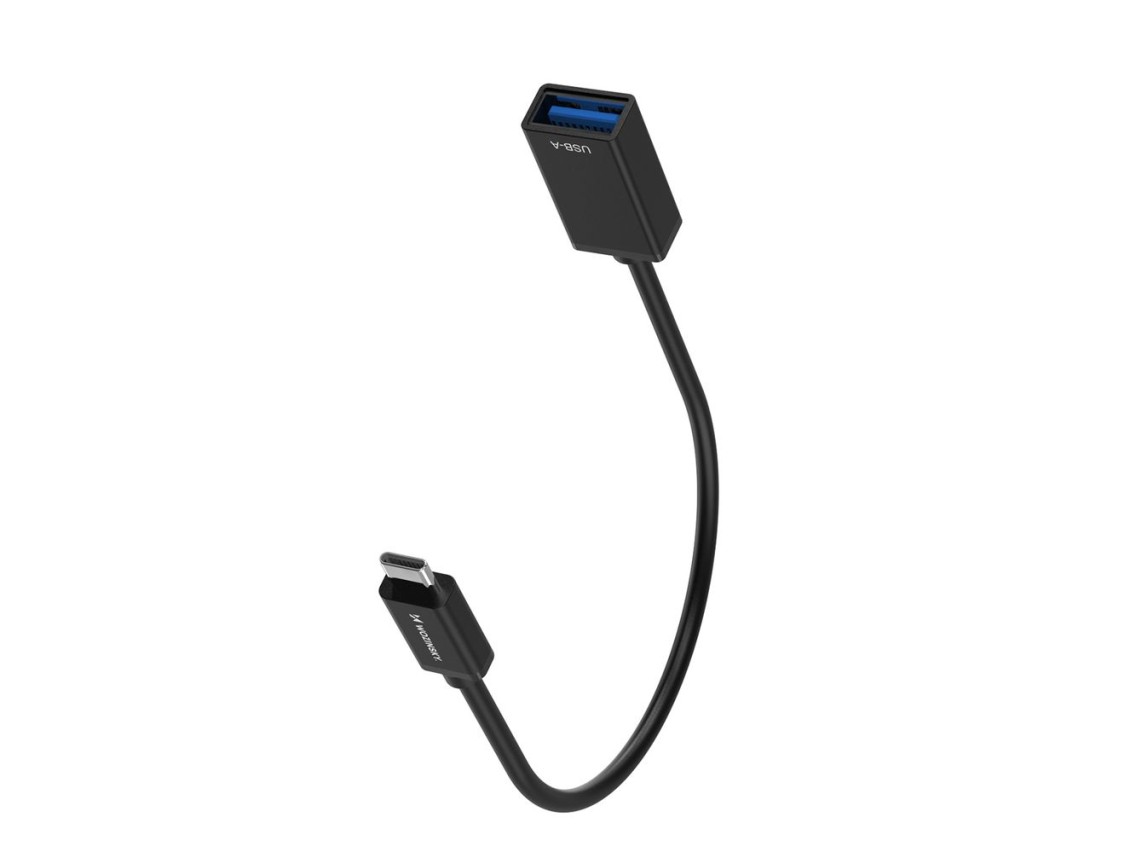 Adaptador OTG Wozinsky WOTGY1S USB-C 3.0 (macho) - USB-A 3.0 (hembra) - Negro