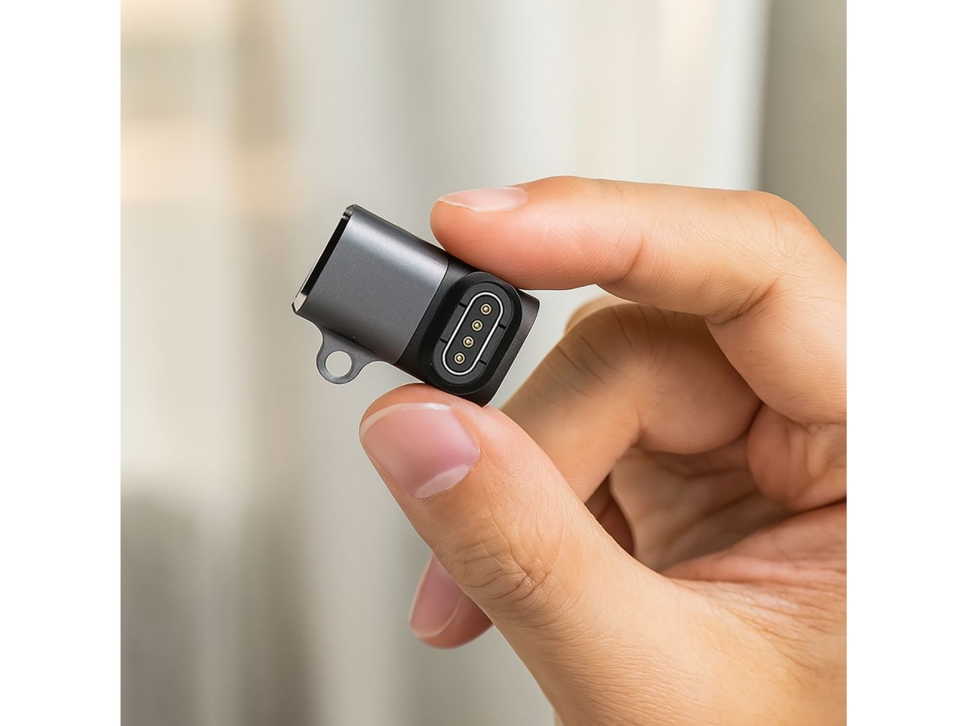 Adaptador USB-C Wozinsky WAYGS1 para smartwatch Garmin - Cinza