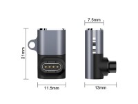 Adaptador USB-C Wozinsky WAYGS1 para smartwatch Garmin - Cinza Adaptador USB-C Wozinsky WAYGS1 para smartwatch Garmin - Cinza