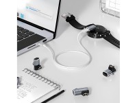 Adaptador USB-C Wozinsky WAYGS1 para smartwatch Garmin - Cinza Adaptador USB-C Wozinsky WAYGS1 para smartwatch Garmin - Cinza