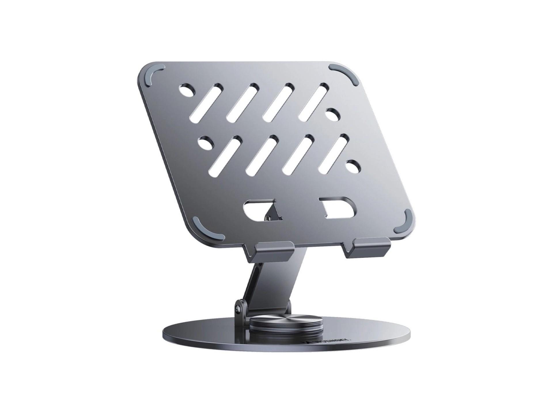 Soporte giratorio de aluminio para tablet Wozinsky WRS-DSY84SS de 360° - Gris