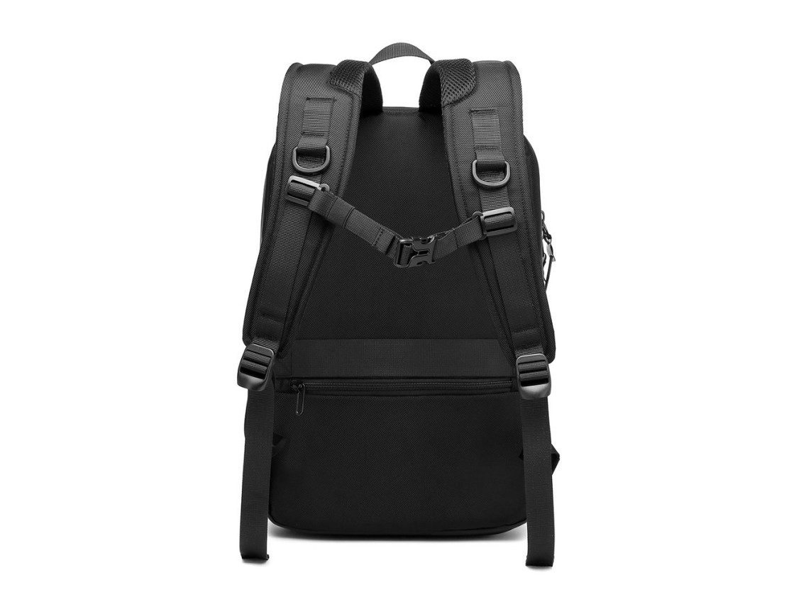 Mochila impermeável premium para laptop Wozinsky - Preta