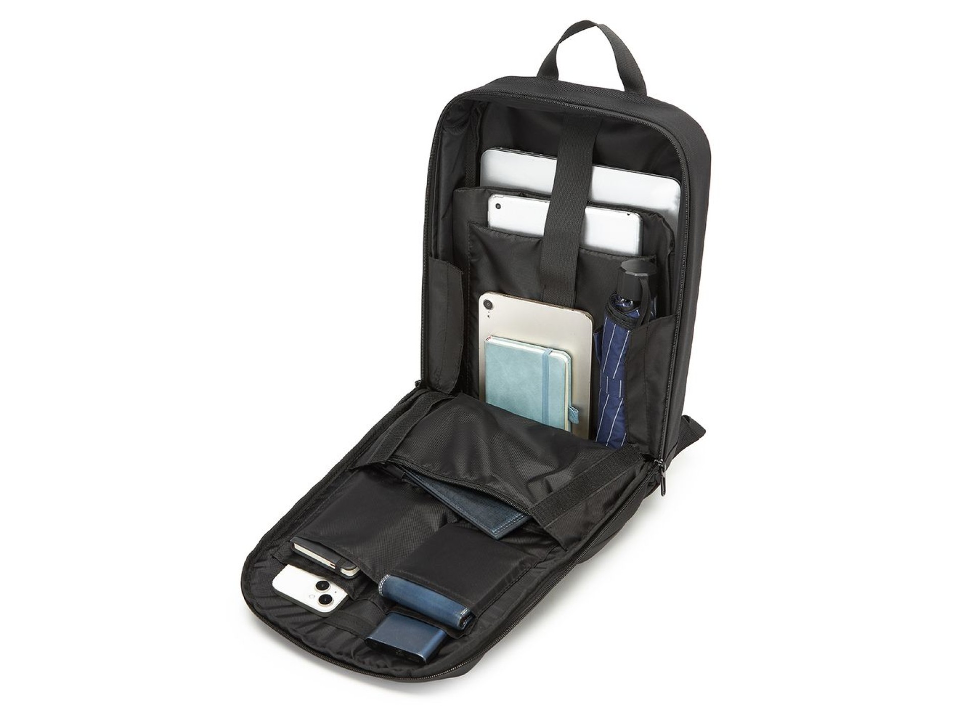 Mochila impermeável premium para laptop Wozinsky - Preta