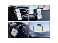 Suporte magnético para carro Wozinsky WCZ2Y2S com carregador indutivo MagSafe de 15 W para painel do Suporte magnético para carro Wozinsky WCZ2Y2S com carregador indutivo MagSafe de 15 W para painel do