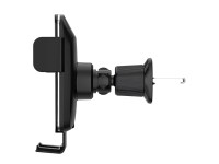 Wozinsky WEDZ-3Y8S clamp car holder with 15W inductive charger for phone on the air vent - black Wozinsky WEDZ-3Y8S clamp car holder with 15W inductive charger for phone on the air vent - black