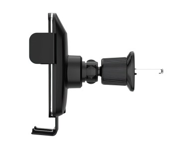 Wozinsky WEDZ-3Y8S clamp car holder with 15W inductive charger for phone on the air vent - black