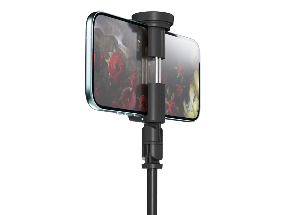 Bastão de selfie Wozinsky WRZP1 com pernas extensíveis automaticamente, função tripé, 1,7 m - preto