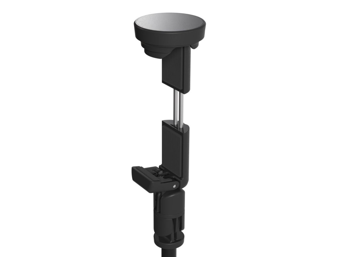Bastão de selfie Wozinsky WRZP1 com pernas extensíveis automaticamente, função tripé, 1,7 m - preto