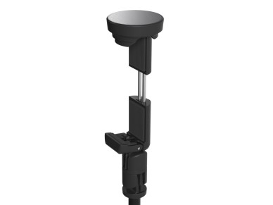 Bast�o de selfie Wozinsky WRZP1 com pernas extens�veis automaticamente, fun��o trip�, 1,7 m - preto