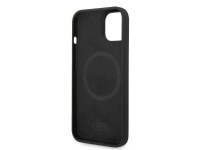 Karl Lagerfeld KLHMP14MSSKCK iPhone 14 Plus 6.7 "capa rígida preta / silicone líquido preto Karl & C Karl Lagerfeld KLHMP14MSSKCK iPhone 14 Plus 6.7 "capa rígida preta / silicone líquido preto Karl & C