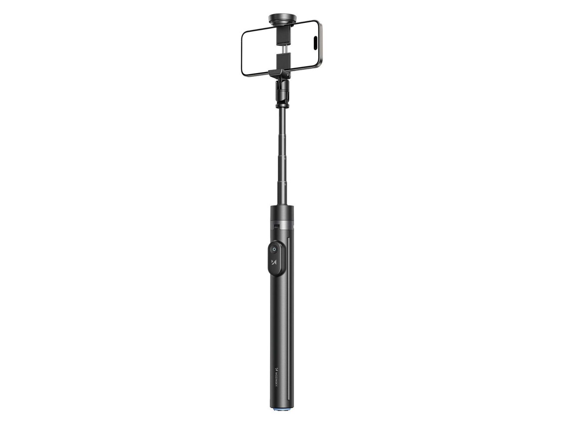 Bastão de selfie Wozinsky WRZP1 com pernas extensíveis automaticamente, função tripé, 1,7 m - preto