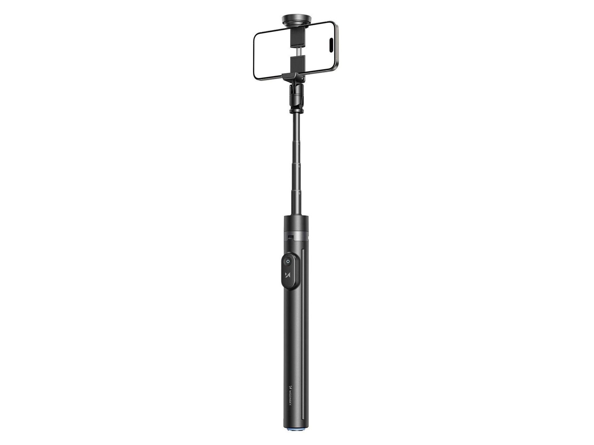 Bastão de selfie Wozinsky WRZP1 com pernas extensíveis automaticamente, função tripé, 1,7 m - preto