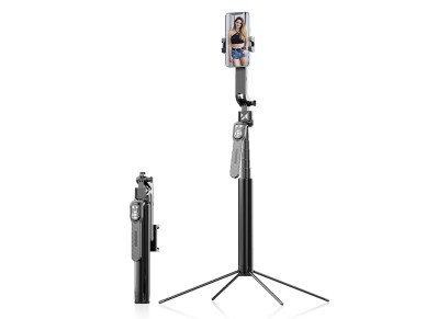 Wozinsky WST-360YS Selfie Stick with Tripod Function with 360° AI Auto Face Tracking Gesture Control Wozinsky WST-360YS Selfie Stick with Tripod Function with 360° AI Auto Face Tracking Gesture Control