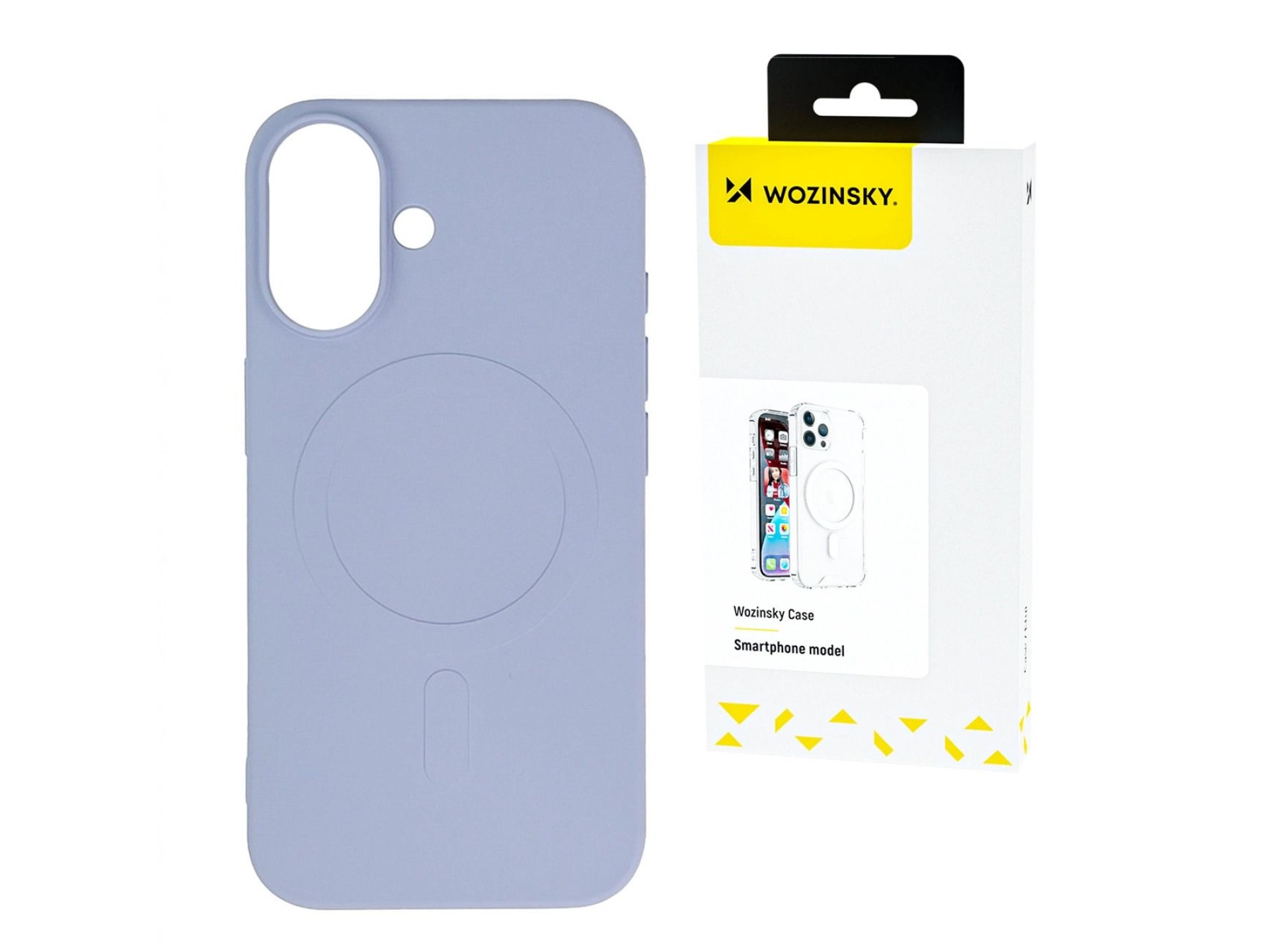 Capa de silicone Wozinsky compatível com MagSafe para Samsung Galaxy S24 FE - Roxa