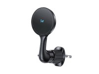 Suporte para carro Wozinsky WCT5-6S4Y com carregador indutivo Qi/MagSafe de 15 W para saída de ar - Suporte para carro Wozinsky WCT5-6S4Y com carregador indutivo Qi/MagSafe de 15 W para saída de ar -