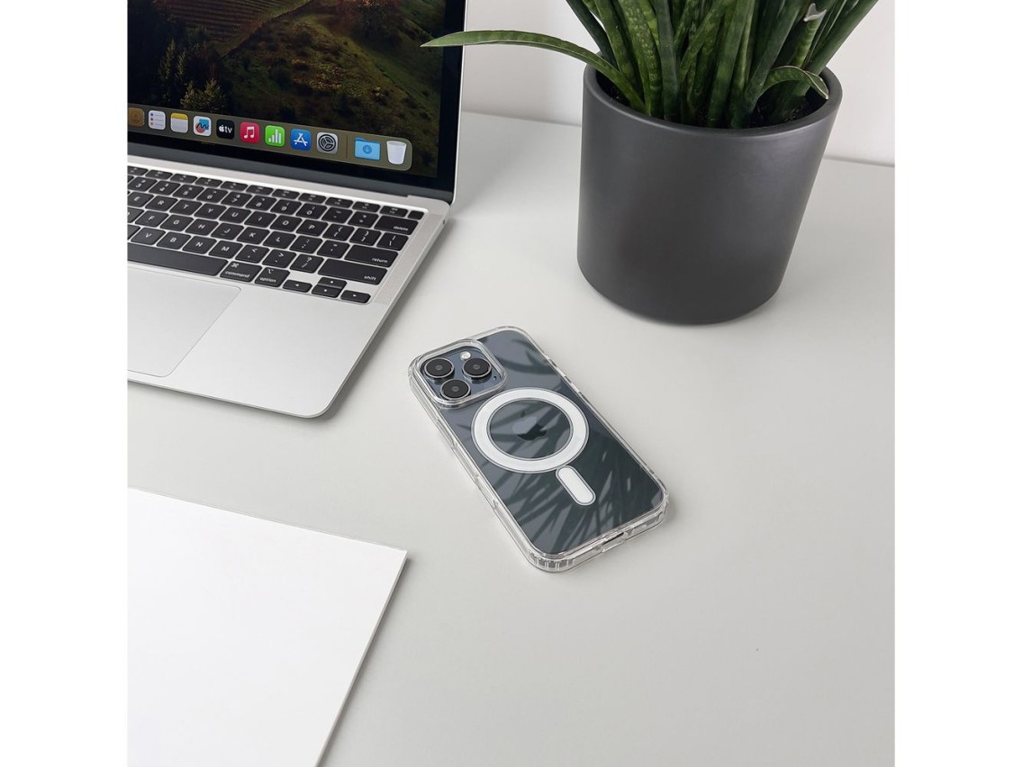 Funda Wozinsky Ultra Transparente MagSafe para Samsung Galaxy S24 FE - Transparente