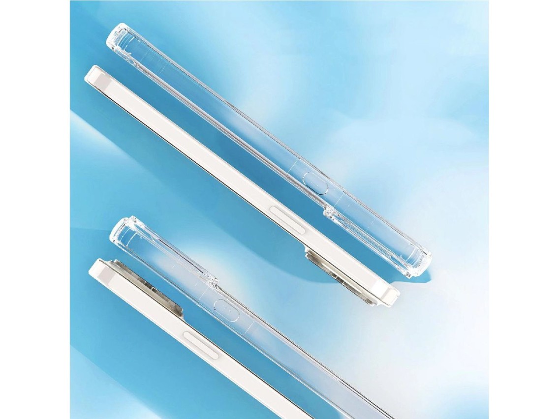 Funda Wozinsky transparente con esquinas MagSafe para Samsung Galaxy S24 FE - Transparente