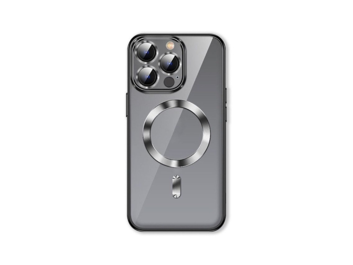 Wozinsky Electroplated Magsafe Case for Samsung Galaxy S24 FE - Black