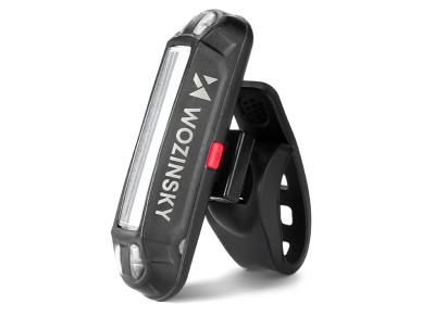 Juego de luces delanteras (400 lm) y traseras USB-C para bicicleta Wozinsky WSBLB2 - Negro