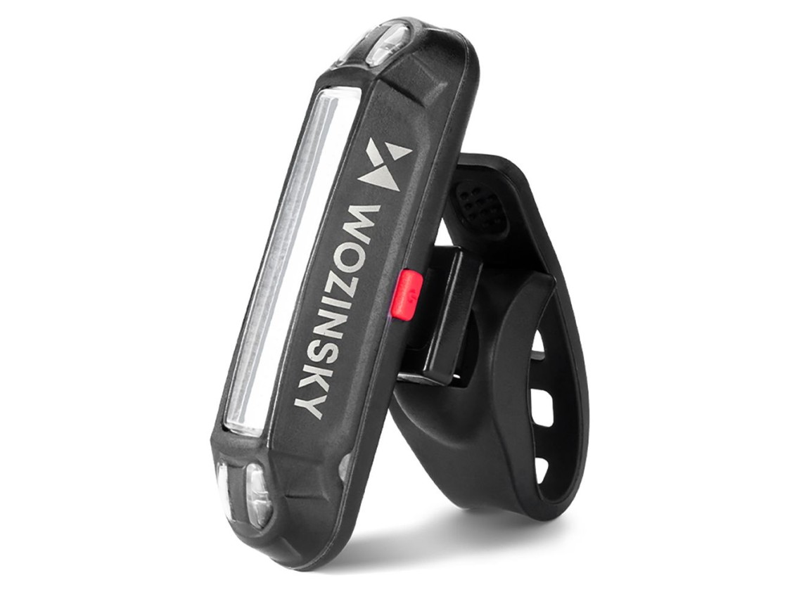 Juego de luces delanteras (400 lm) y traseras USB-C para bicicleta Wozinsky WSBLB2 - Negro
